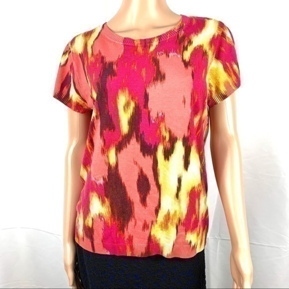 Calvin Klein women’s Top/Blouse Red Yellow